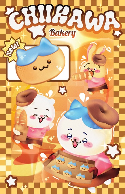 Chiikawa Bakery Print