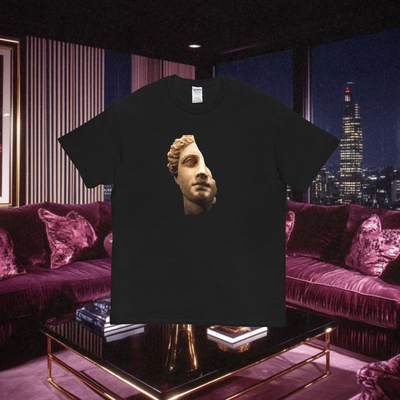 Broken sculpture t shirt black - Thumbnail 1