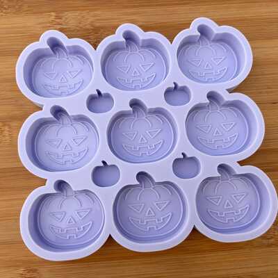 Carved pumpkin silicone mold