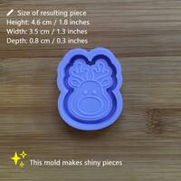 Reindeer Shaker Silicone Mold - Thumbnail 1