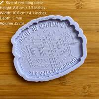 Reading TBR Pile Silicone Mold - Thumbnail 1