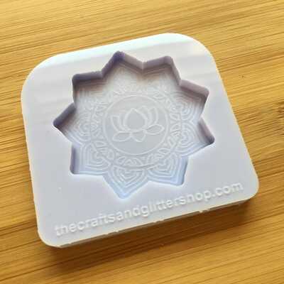 Lotus flower silicone mold
