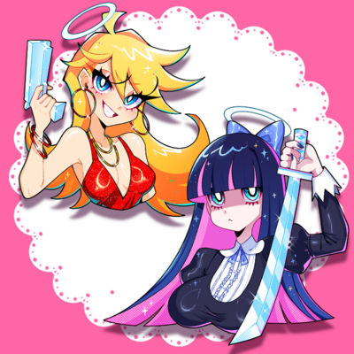 Panty & stocking decal