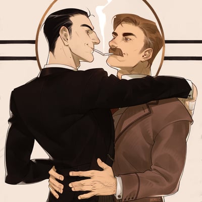 Holmes/watson dance print (multiple sizes)