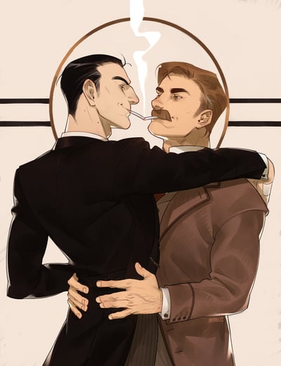 HOLMES/WATSON DANCE PRINT (Multiple Sizes)