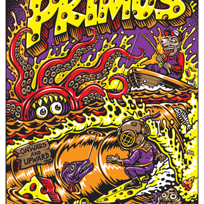 Primus nashville poster purple sky varient (ap signed and numbered)