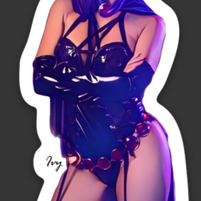 Raven 1.34″ × 3″ die cut sticker - Thumbnail 1