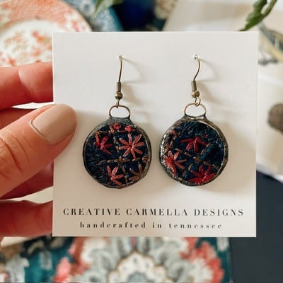 “woven together” earrings no.06