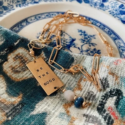 “be the good” necklace 