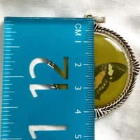 Butterfly and Peacock Vintage Style Pendant Set - Thumbnail 12