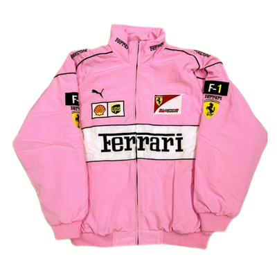 Vintage "ferrari" f1 jacket pink - Thumbnail 1