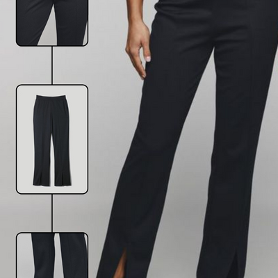 Split-hem pants - final sale