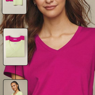 2-pack v-neck tees