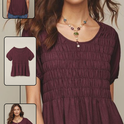 Smocked blouse