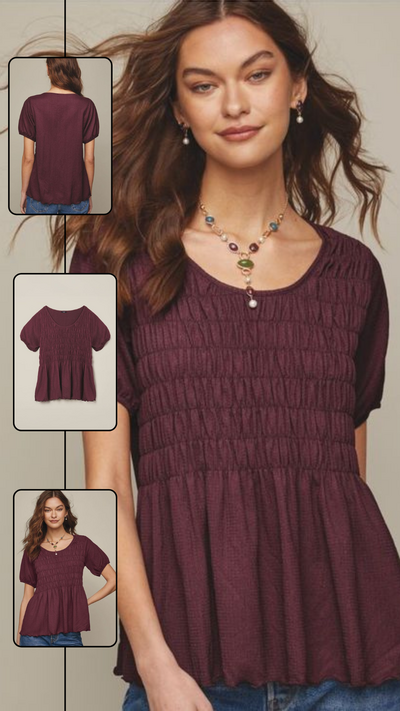 Smocked Blouse