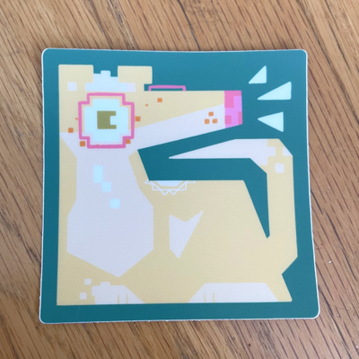 Zray cube sticker