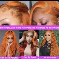 “Ginger Goddess” 30-Inch HD Lace Body Wave Wig – Human Hair - Thumbnail 1