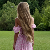 Romantic Boho Style Women's Off Shoulder Floral Maxi Dress  - Thumbnail 2