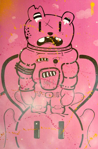 Painting by Mou Kahami “I really f@cked  it up this time, didn’t I my dear?"