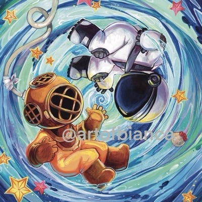Farthest explorers: through the stars 8x10 print
