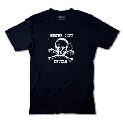 Murder city devils dancehall music skull and crossbones - $12 t shirt tuesday - next level t shirt