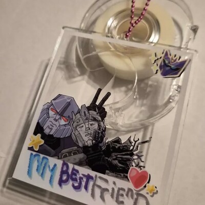 Acrylic charm - bff