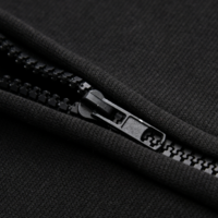 EdgyGothic Black Hooded Punk Coat - Thumbnail 2
