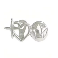 Free Shipping-HOLLOW HEART & STAR GRILLZ - Thumbnail 3
