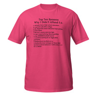 Texas A&M Students Reasons Didnt Attend t.u. Short-Sleeve Unisex T-Shirt Aggies - Thumbnail 1
