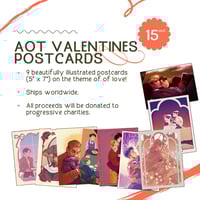 AOT VALENTINES POSTCARDS - Thumbnail 2