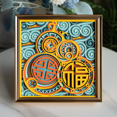 Stereowood twin blessings, personalized ornaments, creative gifts