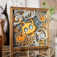 STEREOWOOD Kitty and Koi Personalized Ornaments, Creative Gifts - Thumbnail 2