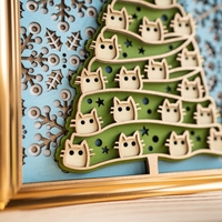 STEREOWOOD Christmas Cat Creative Desktop Decoration|Christmas Giftidea - Thumbnail 4