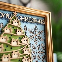 STEREOWOOD Christmas Cat Creative Desktop Decoration|Christmas Giftidea - Thumbnail 6