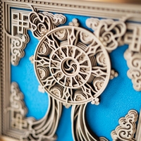 STEREOWOOD Auspicious Wheel Multi-Layer Wall Art,Creative Gifts - Thumbnail 4