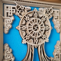 STEREOWOOD Auspicious Wheel Multi-Layer Wall Art,Creative Gifts - Thumbnail 6