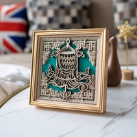 STEREOWOOD Auspicious Banner Multi-Layer Wooden Art, Creative Gifts - Thumbnail 2