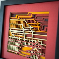 STEREOWOOD China Multi-Layer Wooden Wall Art, Creative Gifts, Laser Cut - Thumbnail 6
