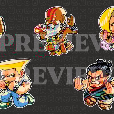 Sf6 3" stickers