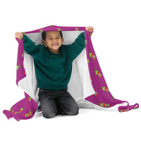 The Grinch purple Throw Blanket - Thumbnail 1
