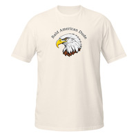 Bald American Dude Short-Sleeve Unisex T-Shirt Patriotic Eagle USA America Hair - Thumbnail 14