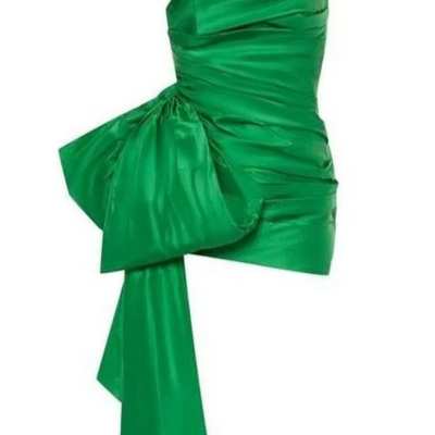 Sexy green strapless short homecoming dress - Thumbnail 1