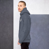 Metamelos Static Skull Hoodie  Embroidered Chest, Hourglass Tape Print - Thumbnail 65