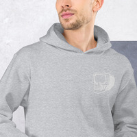 Metamelos Static Skull Hoodie  Embroidered Chest, Hourglass Tape Print - Thumbnail 22