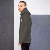 Metamelos "Drip Signal" Hoodie  Embroidered Static Skull Front, Record Pool Back Print - Thumbnail 77