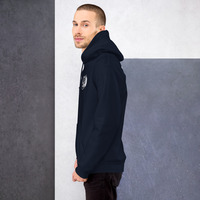 Metamelos "Drip Signal" Hoodie  Embroidered Static Skull Front, Record Pool Back Print - Thumbnail 25