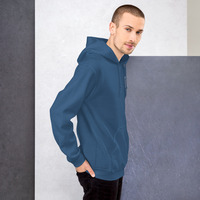 Metamelos "Drip Signal" Hoodie  Embroidered Static Skull Front, Record Pool Back Print - Thumbnail 34