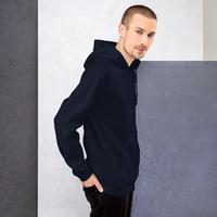Metamelos "Drip Signal" Hoodie  Embroidered Static Skull Front, Record Pool Back Print - Thumbnail 37