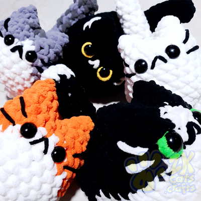Big kitty plushies
