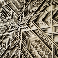STEREOWOOD Glint Multi-Layer Wooden Wall Art, Stereoscopic 3D Decor, Living Room Decor, Bedroom Decor, Laser Cut Arts and Crafts - Thumbnail 8